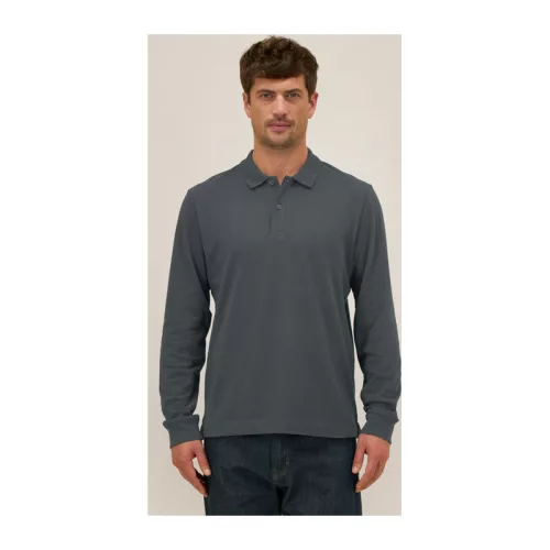 Prepster 2.0 hosszú ujjú póló (S, Anthracite)