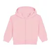 Baby Connector babák cipzáros kapucnis pulóvere (6-12 m/68-80cm, Cotton Pink)