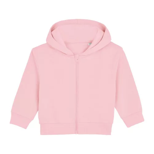 Baby Connector babák cipzáros kapucnis pulóvere (24-36 m/92-98cm, Cotton Pink)
