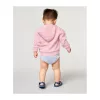 Baby Connector babák cipzáros kapucnis pulóvere (24-36 m/92-98cm, Cotton Pink)