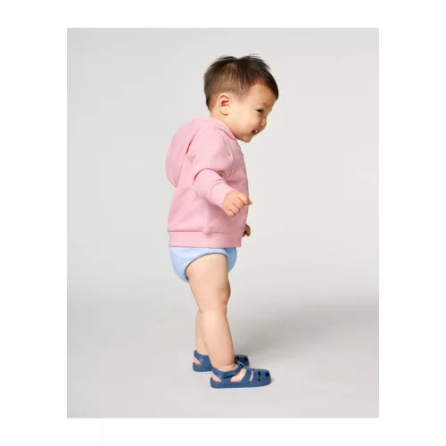 Baby Connector babák cipzáros kapucnis pulóvere (24-36 m/92-98cm, Cotton Pink)