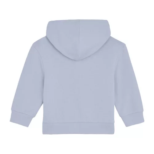 Baby Connector babák cipzáros kapucnis pulóvere (12-18 m/80-86cm, Serene Blue)