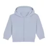 Baby Connector babák cipzáros kapucnis pulóvere (12-18 m/80-86cm, Serene Blue)