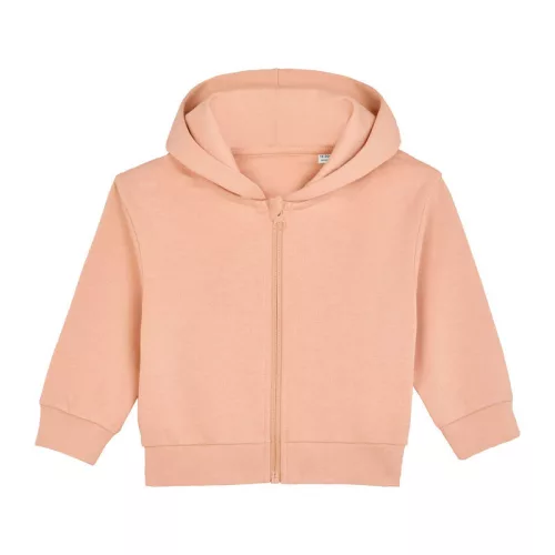 Baby Connector babák cipzáros kapucnis pulóvere (12-18 m/80-86cm, Fraiche Peche)