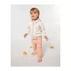 Baby Connector babák cipzáros kapucnis pulóvere (24-36 m/92-98cm, Eco Heather)