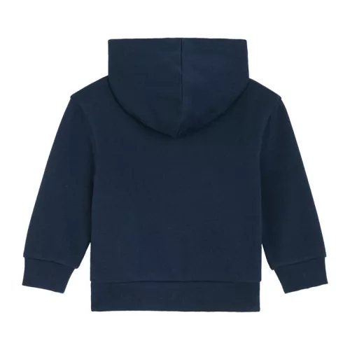 Baby Connector babák cipzáros kapucnis pulóvere (12-18 m/80-86cm, French Navy)