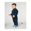 Baby Connector babák cipzáros kapucnis pulóvere (18-24 m/86-92cm, French Navy)