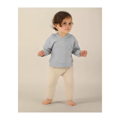 Baby Cruiser kapucnis pulóver (12-18 m/80-86cm, Heather Grey)