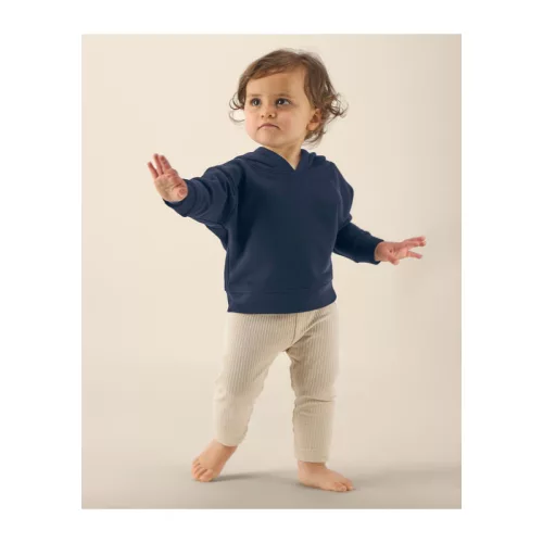 Baby Cruiser kapucnis pulóver (12-18 m/80-86cm, French Navy)