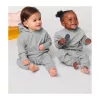 Baby Changer babapulóver (6-12 m/68-80cm, Heather Grey)