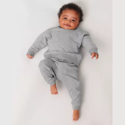 Baby Changer babapulóver (6-12 m/68-80cm, Heather Grey)