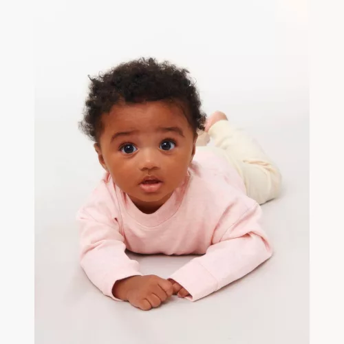 Baby Changer babapulóver (6-12 m/68-80cm, Cream Heather Pink)