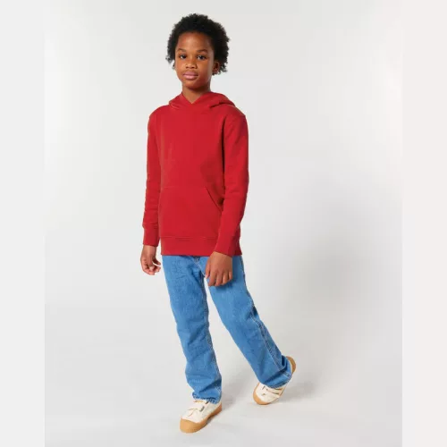 Mini Cruiser 2.0 gyermek kapucnis pulóver (7-8/122-128cm, Red)