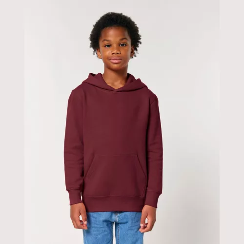 Mini Cruiser 2.0 gyermek kapucnis pulóver (3-4/98-104cm, Burgundy)