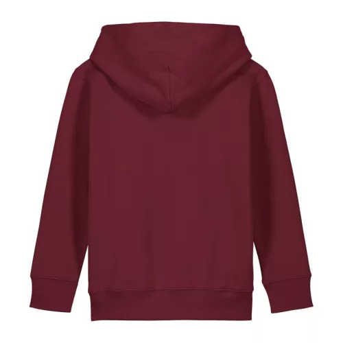 Mini Cruiser 2.0 gyermek kapucnis pulóver (7-8/122-128cm, Burgundy)