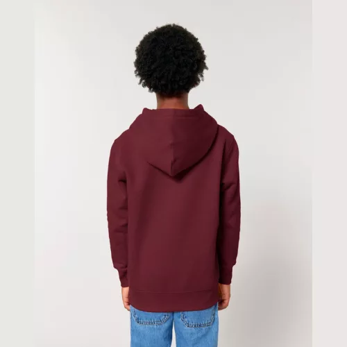 Mini Cruiser 2.0 gyermek kapucnis pulóver (12-13/152-158cm, Burgundy)