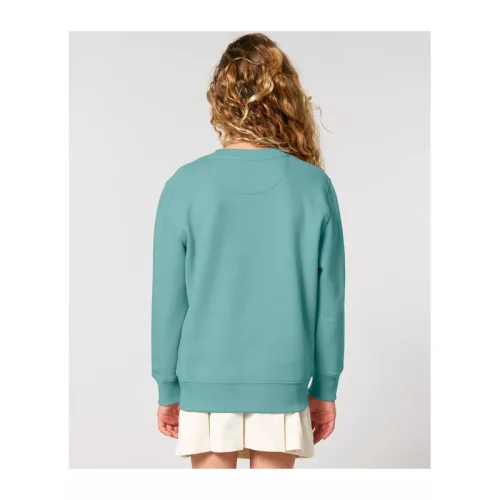 Mini Changer 2.0 gyerek pulóver (7-8/122-128cm, Teal Monstera)