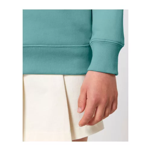 Mini Changer 2.0 gyerek pulóver (9-11/134-146cm, Teal Monstera)