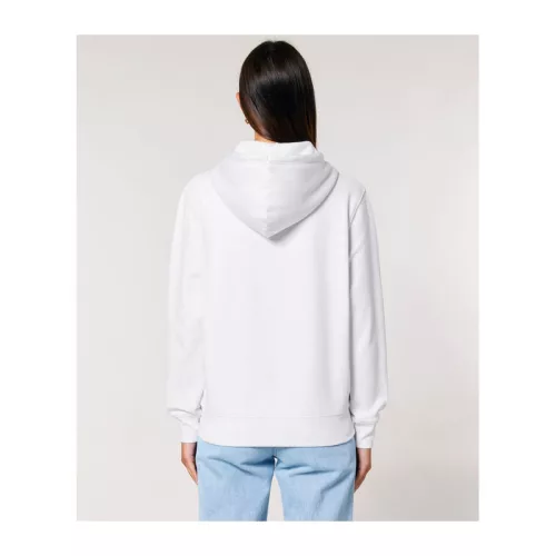 Cultivator 2.0 uniszex cipzáras kapucnis pulóver (5XL, White)