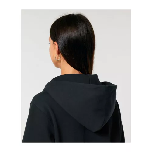 Cultivator 2.0 uniszex cipzáras kapucnis pulóver (4XL, Black)