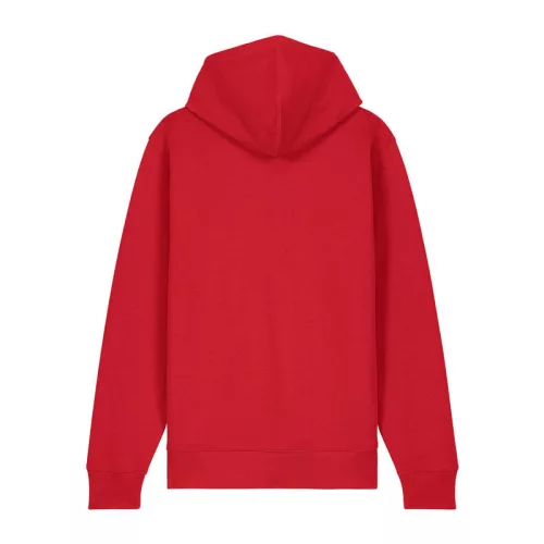 Cultivator 2.0 uniszex cipzáras kapucnis pulóver (5XL, Red)