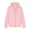 Cultivator 2.0 uniszex cipzáras kapucnis pulóver (2XL, Cotton Pink)