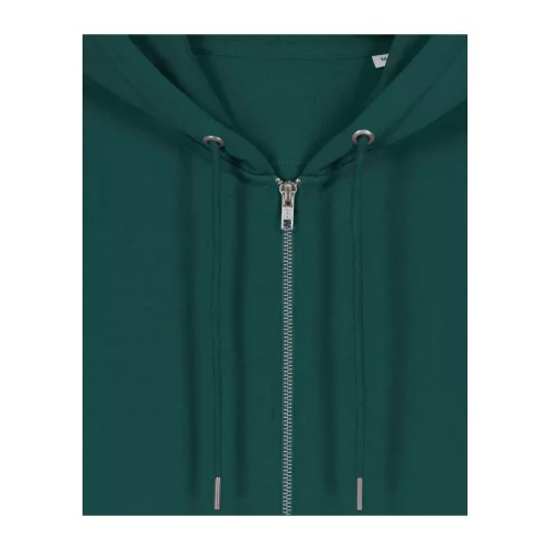 Cultivator 2.0 uniszex cipzáras kapucnis pulóver (3XL, Glazed Green)