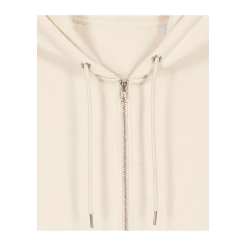 Cultivator 2.0 uniszex cipzáras kapucnis pulóver (M, Natural Raw)