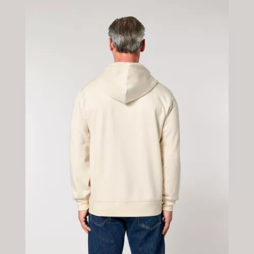 Cultivator 2.0 uniszex cipzáras kapucnis pulóver (5XL, Natural Raw)