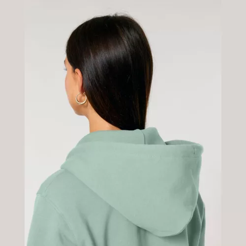 Cultivator 2.0 uniszex cipzáras kapucnis pulóver (2XL, Aloe)