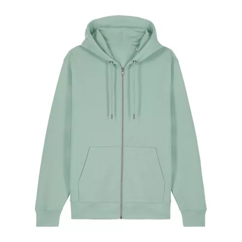 Cultivator 2.0 uniszex cipzáras kapucnis pulóver (3XL, Aloe)