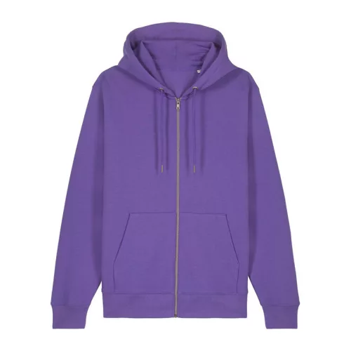 Cultivator 2.0 uniszex cipzáras kapucnis pulóver (L, Purple Love)