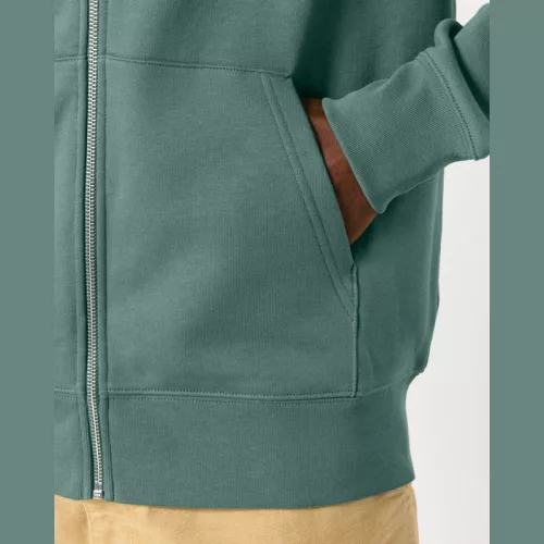 Cultivator 2.0 uniszex cipzáras kapucnis pulóver (3XL, Green Bay)