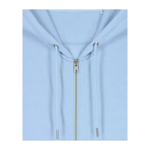 Cultivator 2.0 uniszex cipzáras kapucnis pulóver (2XL, Blue Soul)