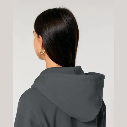 Cultivator 2.0 uniszex cipzáras kapucnis pulóver (2XL, Anthracite)