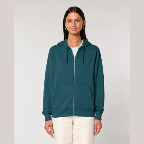 Cultivator 2.0 uniszex cipzáras kapucnis pulóver (S, Stargazer)