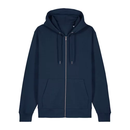 Cultivator 2.0 uniszex cipzáras kapucnis pulóver (3XL, French Navy)