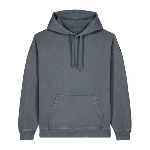 Slammer 2.0 vintage oversized kapucnis pulóver (3XL, G. Dyed Anthracite)