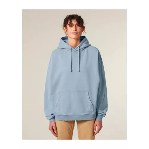 Slammer 2.0 vintage oversized kapucnis pulóver (2XL, G. Dyed Blue Stone)