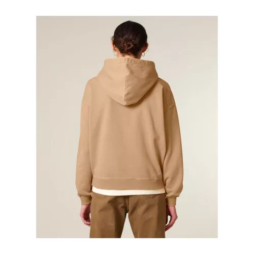 Slammer 2.0 vintage oversized kapucnis pulóver (S, G. Dyed Latte)