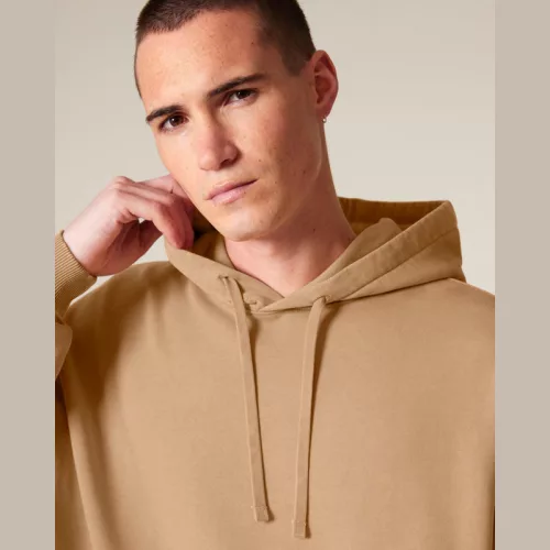 Slammer 2.0 vintage oversized kapucnis pulóver (XS, G. Dyed Latte)