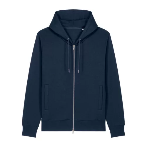 The Astor unisex cipzáras kapucnis pulóver (2XL, French Navy)