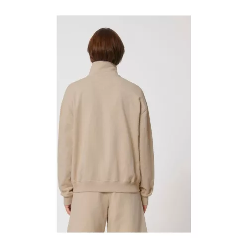 Miller Dry uniszex, negyed cipzáras pulóver (2XL, Desert Dust)
