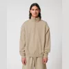 Miller Dry uniszex, negyed cipzáras pulóver (3XL, Desert Dust)