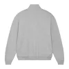 Miller Dry uniszex, negyed cipzáras pulóver (L, Heather Grey)