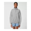 Miller Dry uniszex, negyed cipzáras pulóver (L, Heather Grey)