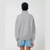 Miller Dry uniszex, negyed cipzáras pulóver (2XS, Heather Grey)