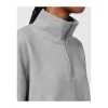Miller Dry uniszex, negyed cipzáras pulóver (3XL, Heather Grey)