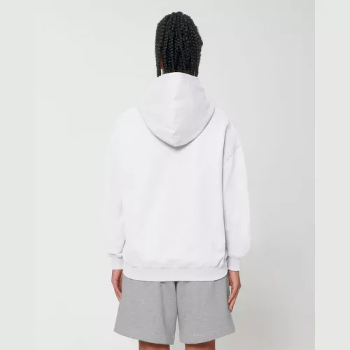 Cooper Dry uniszex bő szabású kapucnis pulóver (2XL, White)