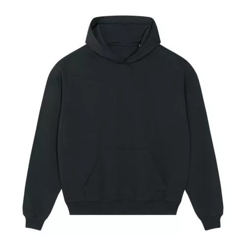 Cooper Dry uniszex bő szabású kapucnis pulóver (XS, Black)